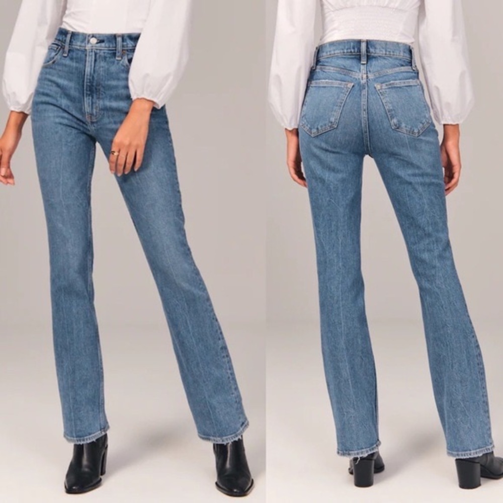 Abercrombie & Fitch 70s Vintage Flare Ultra High Rise Jean